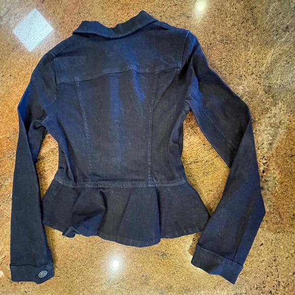NEW! Guess Denim Peplum Jacket Size XS NWT! - Picture 9 of 9